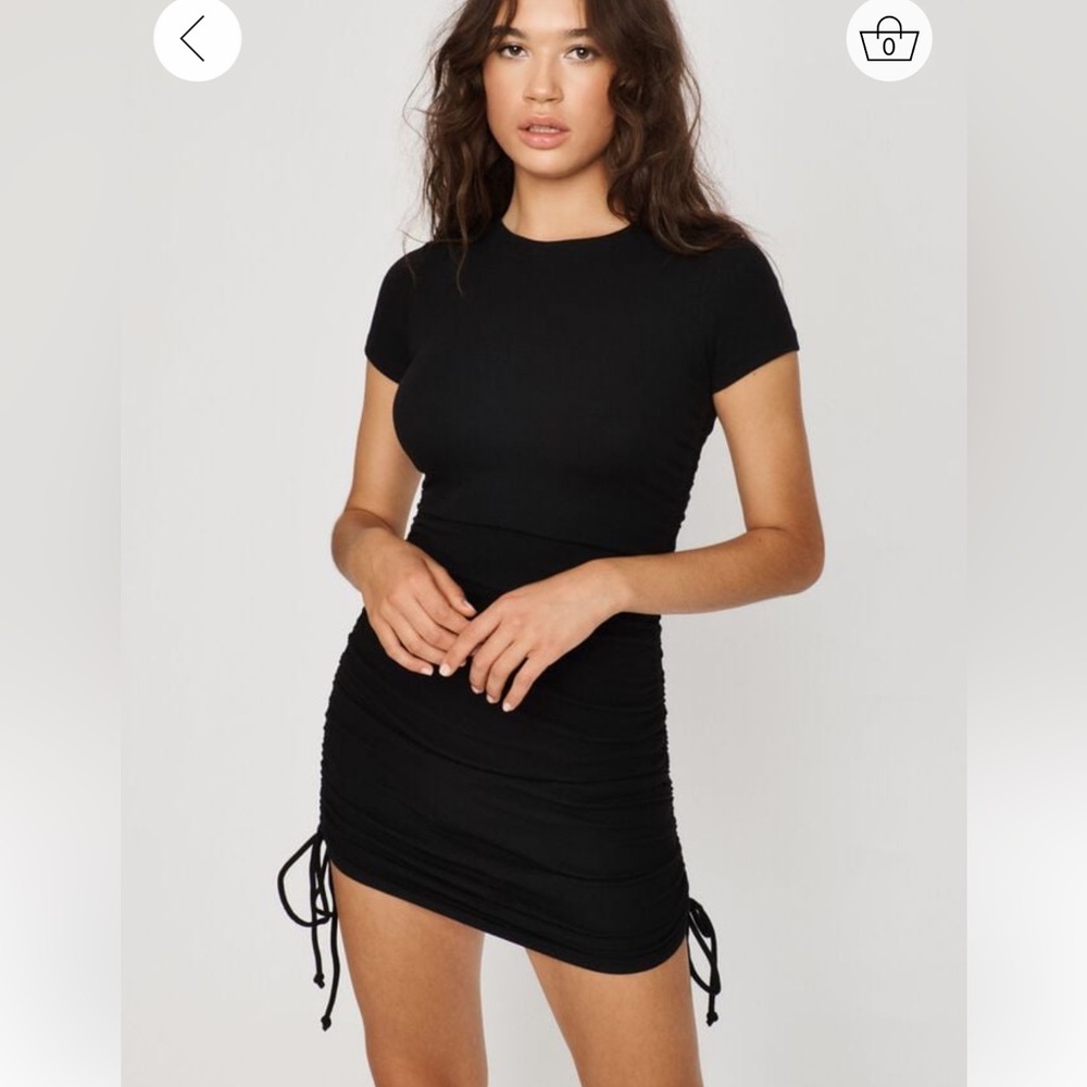 Garage Reina Ruched T-Shirt Dress